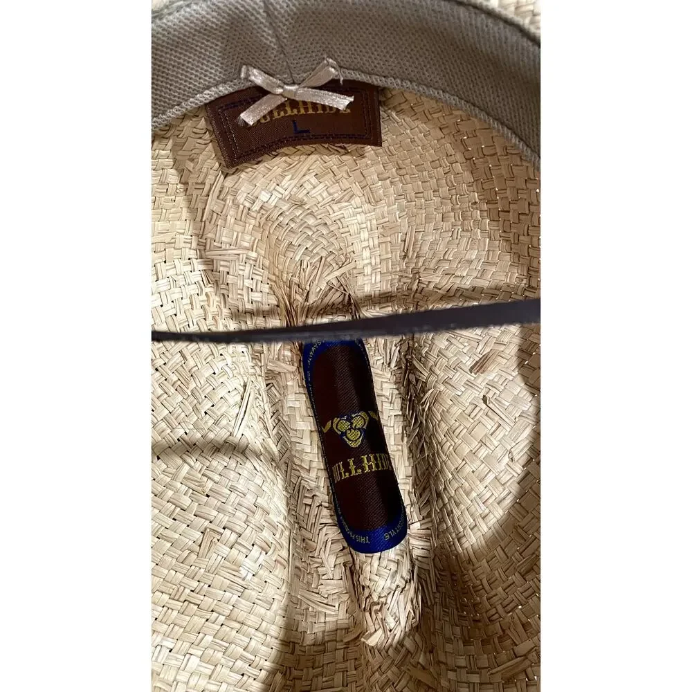 Bullhide Star Central Panama Straw Cowboy Hat Western Size Large